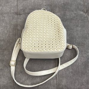 White Mini backpack